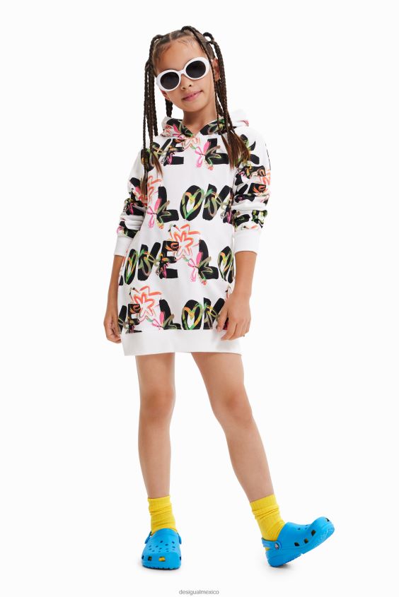Desigual chica vestido sudadera amor VZ26R01821 ropa