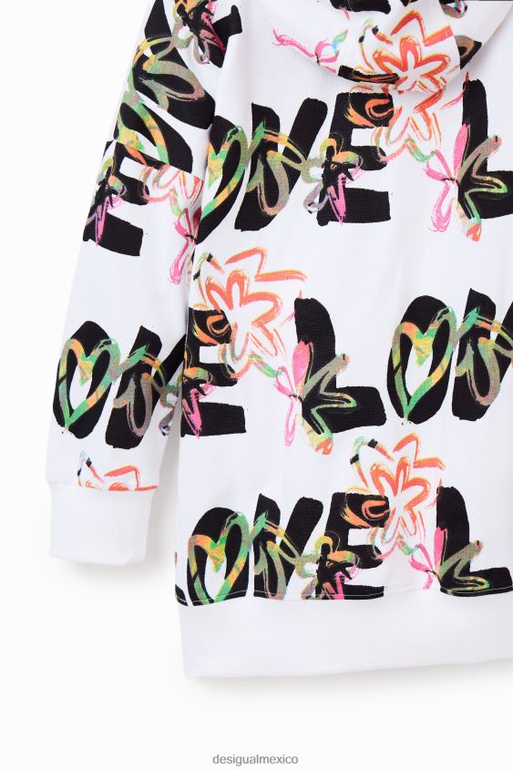 Desigual chica vestido sudadera amor VZ26R01821 ropa