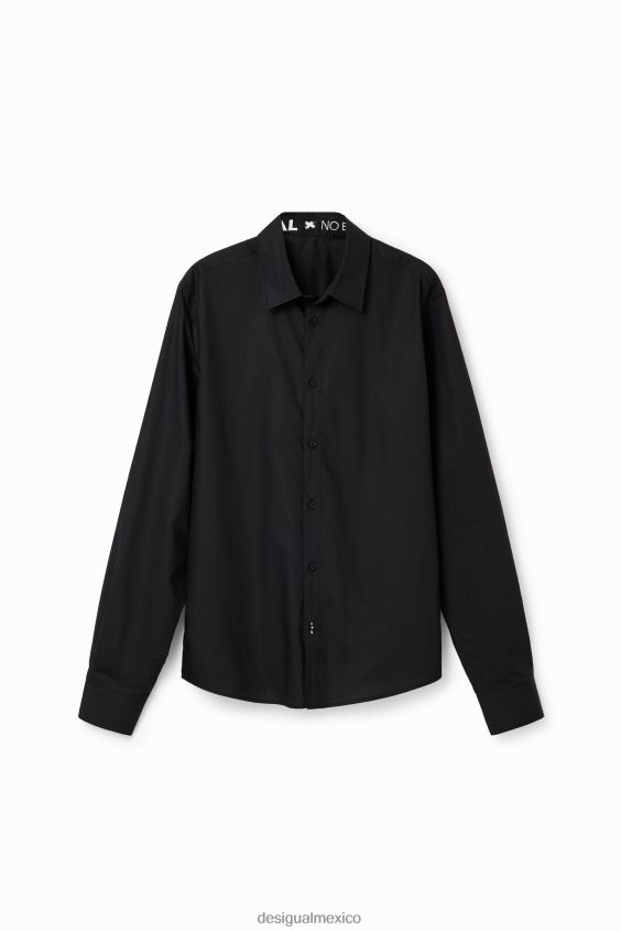 Desigual hombres camisa básica con detalles en contraste VZ26R01606 ropa