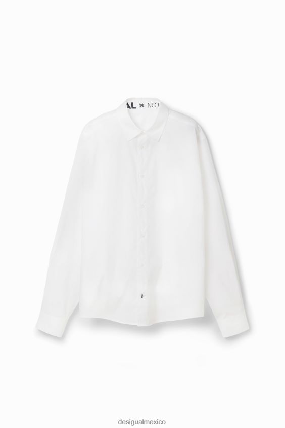 Desigual hombres camisa básica con detalles en contraste VZ26R01621 ropa