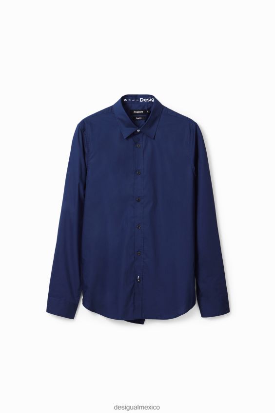 Desigual hombres camisa básica con detalles en contraste VZ26R01654 ropa