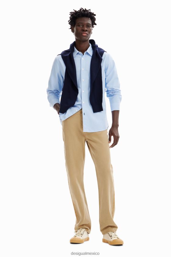 Desigual hombres camisa con costuras lisas VZ26R01597 ropa