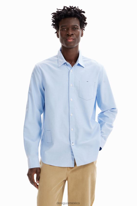 Desigual hombres camisa con costuras lisas VZ26R01597 ropa