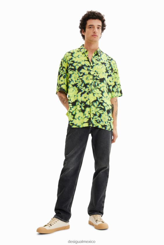 Desigual hombres camisa floral resort VZ26R01692 ropa