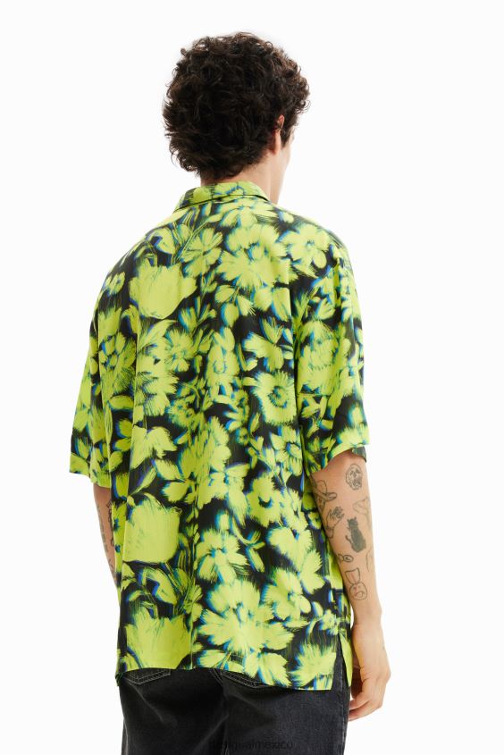 Desigual hombres camisa floral resort VZ26R01692 ropa