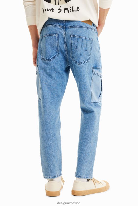 Desigual hombres pantalones cargo híbridos VZ26R01534 ropa