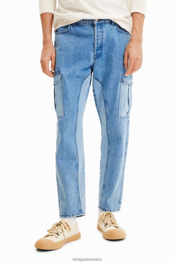 Desigual hombres pantalones cargo híbridos VZ26R01534 ropa