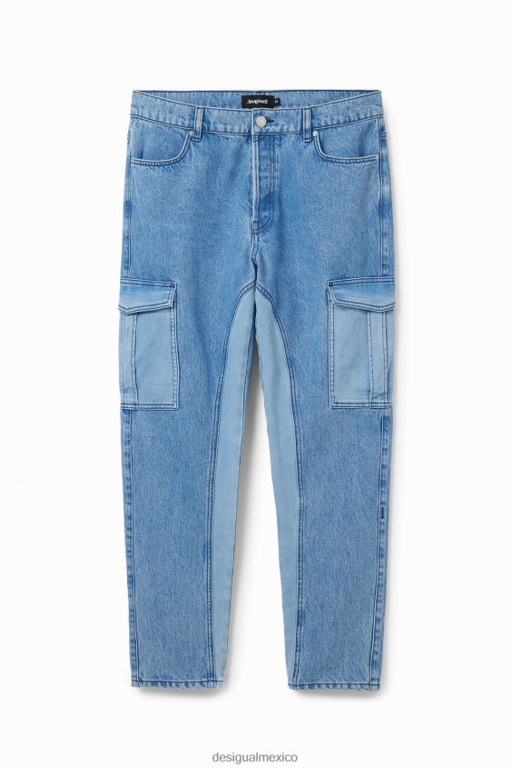 Desigual hombres pantalones cargo híbridos VZ26R01534 ropa
