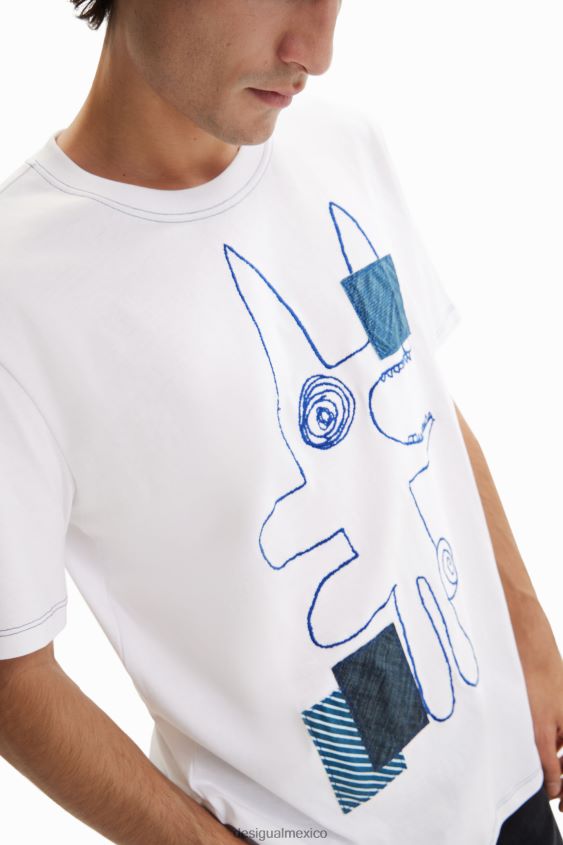 Desigual hombres camiseta arty animal VZ26R01671 ropa