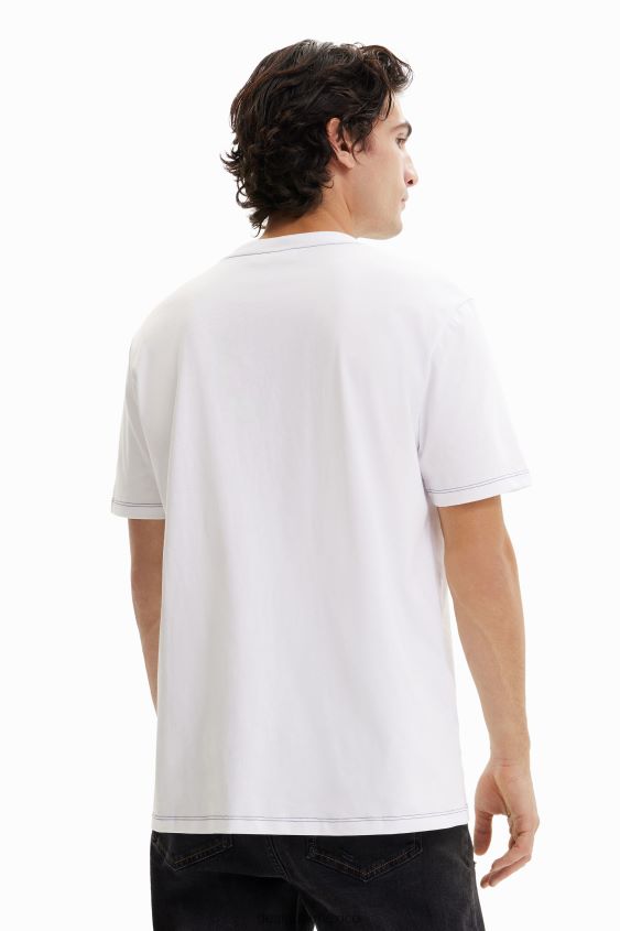 Desigual hombres camiseta arty animal VZ26R01671 ropa