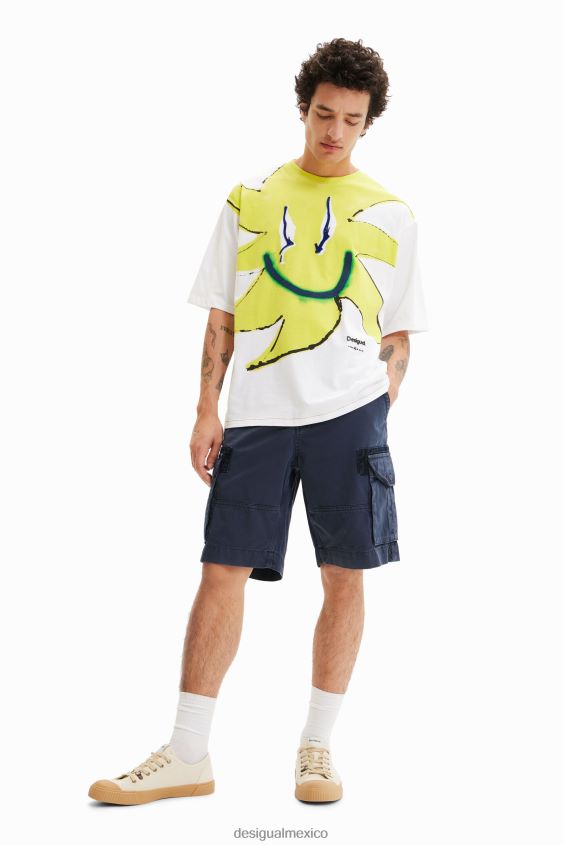 Desigual hombres camiseta arty sol VZ26R01635 ropa