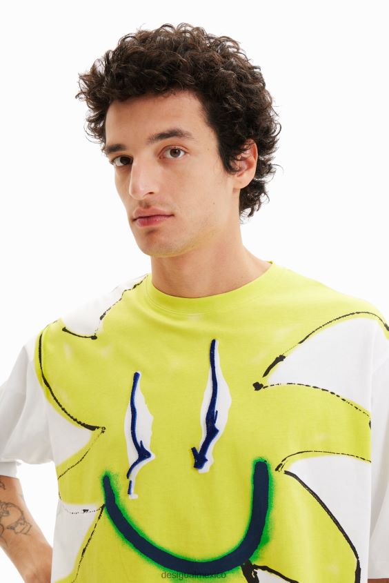 Desigual hombres camiseta arty sol VZ26R01635 ropa