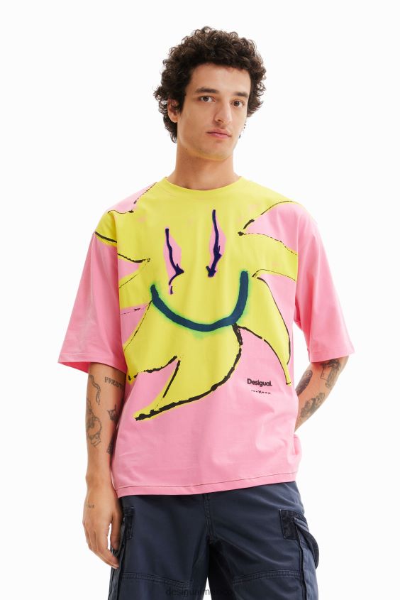 Desigual hombres camiseta arty sol VZ26R01684 ropa