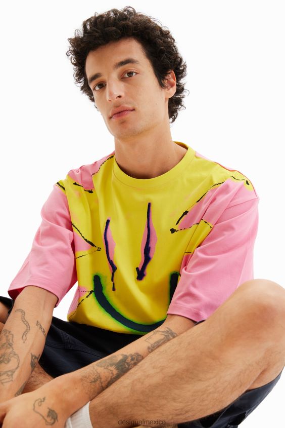 Desigual hombres camiseta arty sol VZ26R01684 ropa