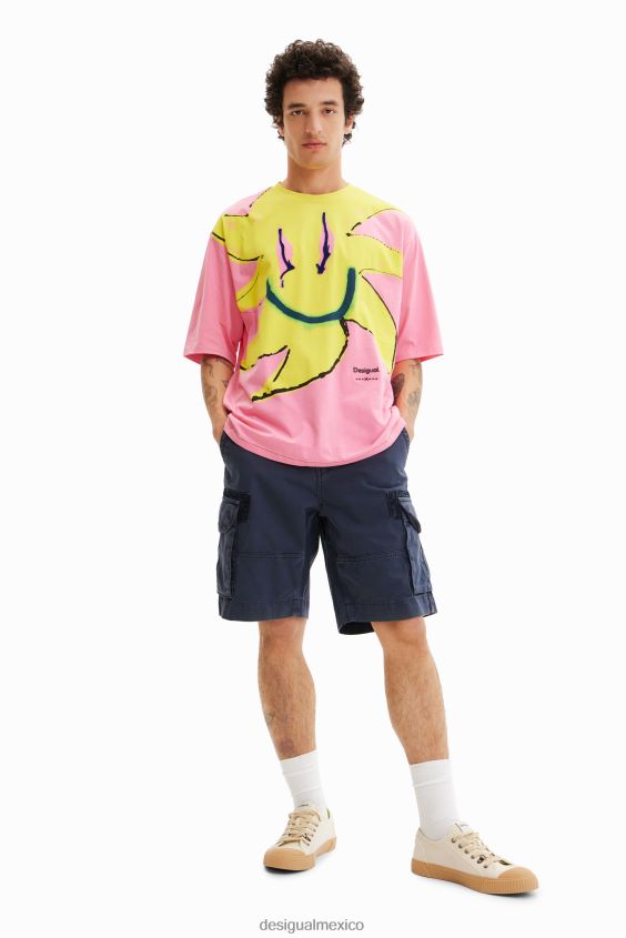 Desigual hombres camiseta arty sol VZ26R01684 ropa