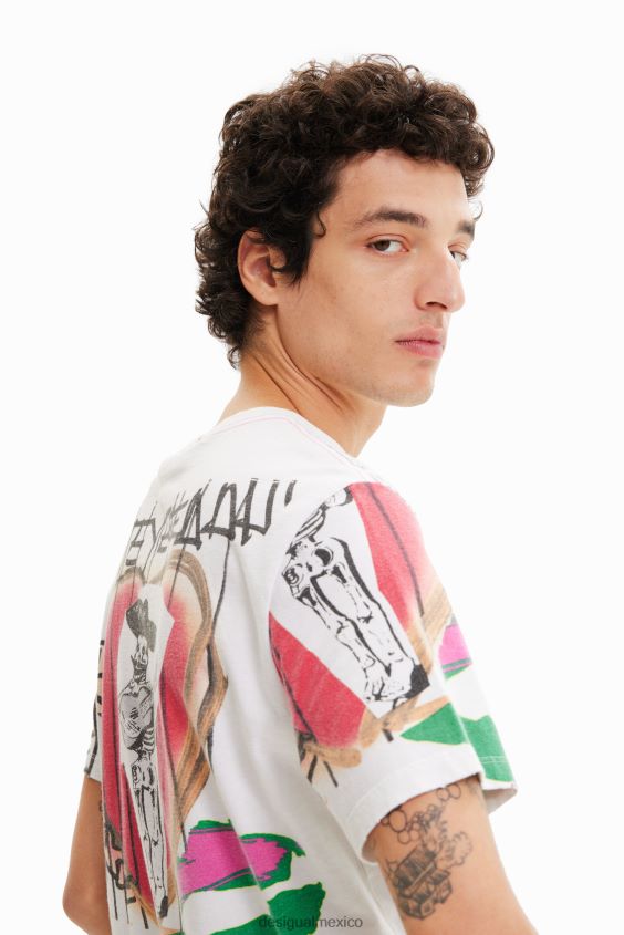 Desigual hombres camiseta con ilustración VZ26R01576 ropa