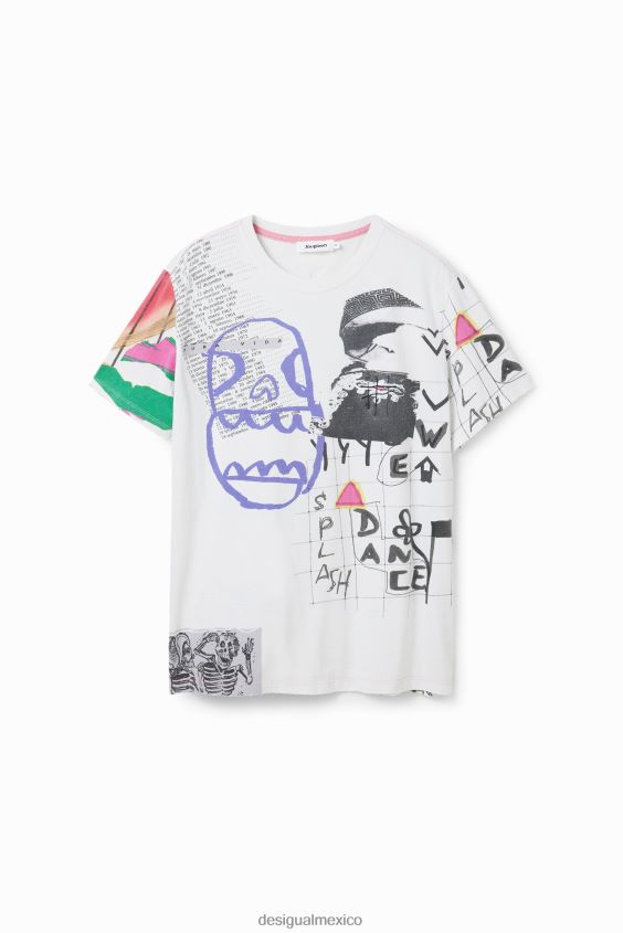 Desigual hombres camiseta con ilustración VZ26R01576 ropa
