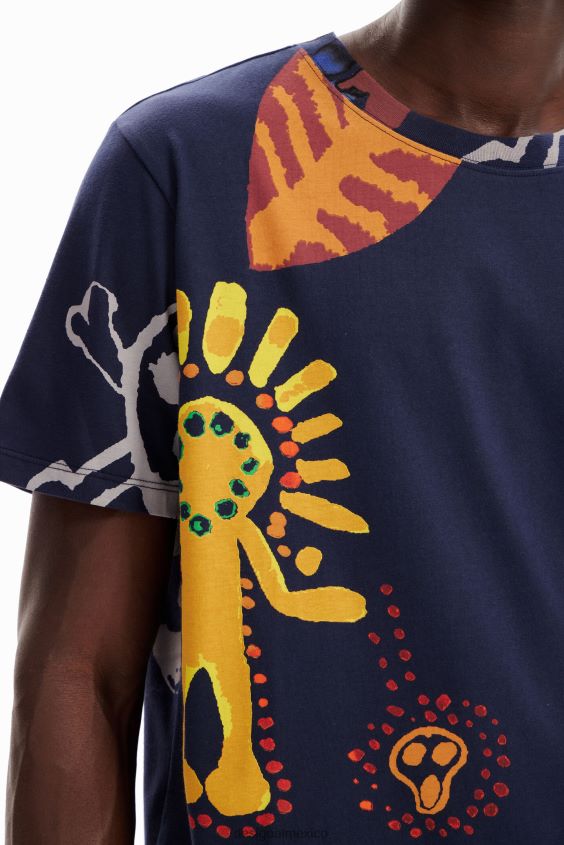 Desigual hombres camiseta con ilustraciones arty VZ26R01682 ropa