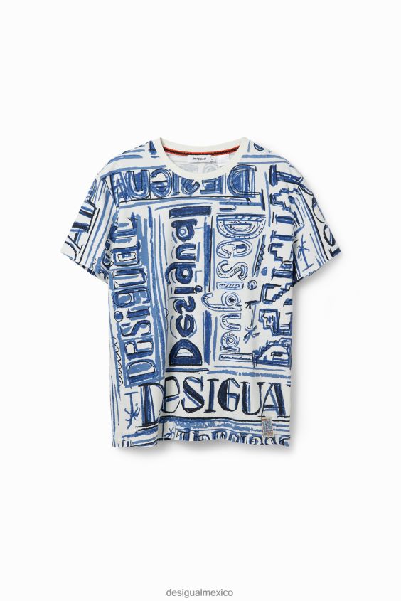 Desigual hombres camiseta con logo artístico VZ26R01592 ropa