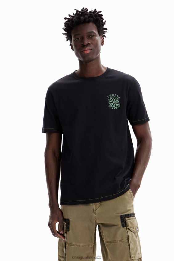 Desigual hombres camiseta de los amantes del verano VZ26R01667 ropa