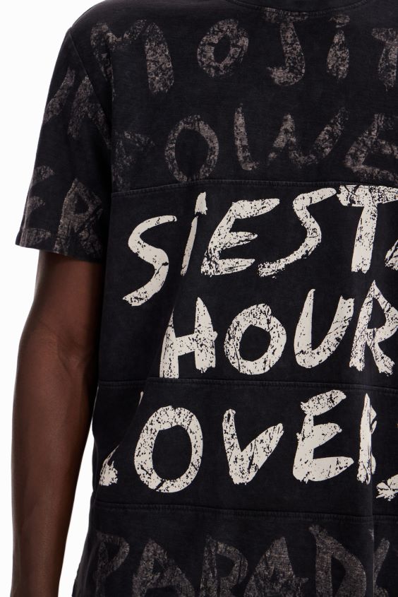 Desigual hombres camiseta de manga corta con mojitos VZ26R01652 ropa