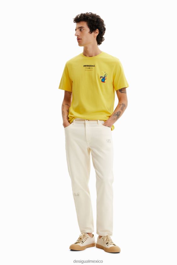 Desigual hombres camiseta de manga corta no es lo mismo VZ26R01572 ropa