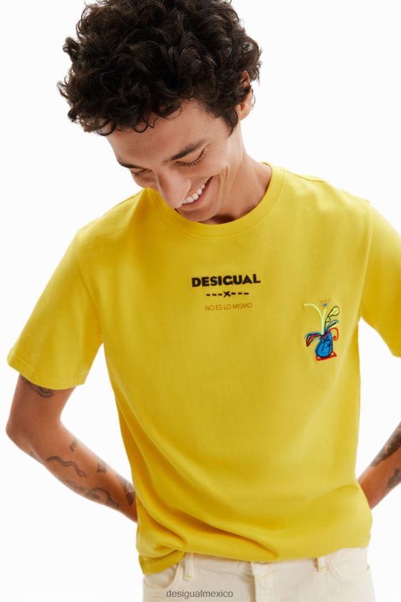Desigual hombres camiseta de manga corta no es lo mismo VZ26R01572 ropa