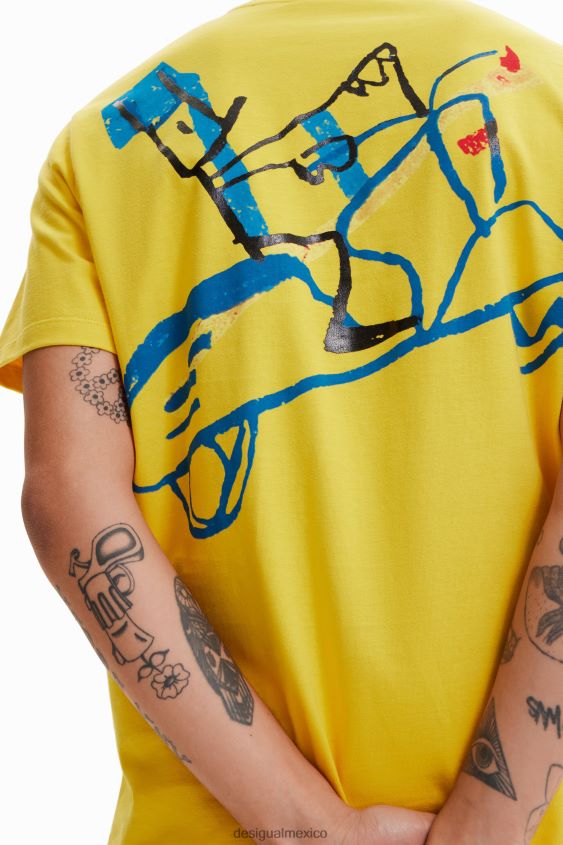 Desigual hombres camiseta de manga corta no es lo mismo VZ26R01572 ropa