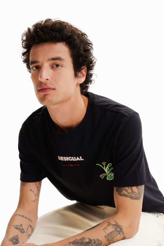 Desigual hombres camiseta de manga corta no es lo mismo VZ26R01687 ropa