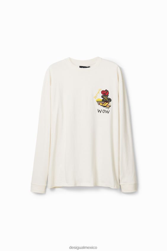 Desigual hombres camiseta manga larga con ilustración VZ26R01545 ropa