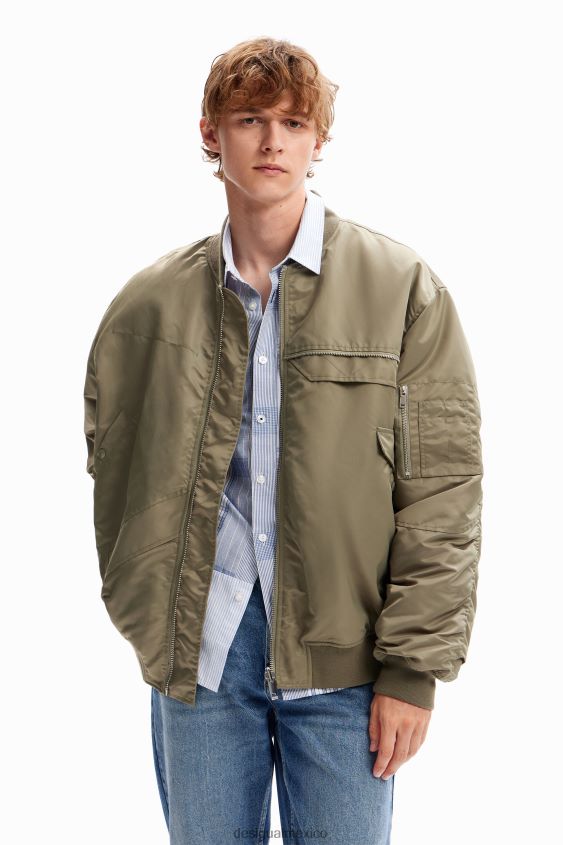 Desigual hombres chaqueta bomber reversible VZ26R01612 ropa