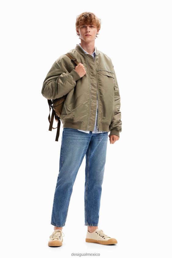 Desigual hombres chaqueta bomber reversible VZ26R01612 ropa