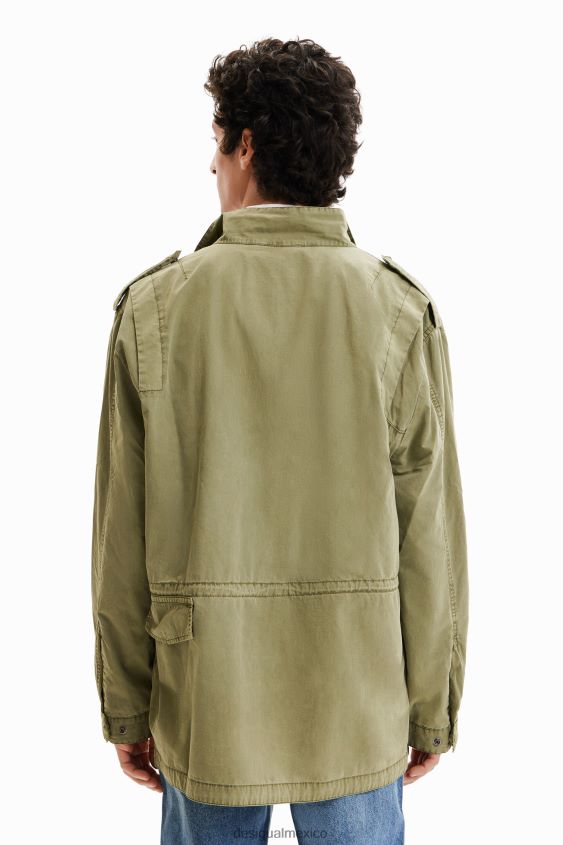 Desigual hombres parka con retazos VZ26R01540 ropa