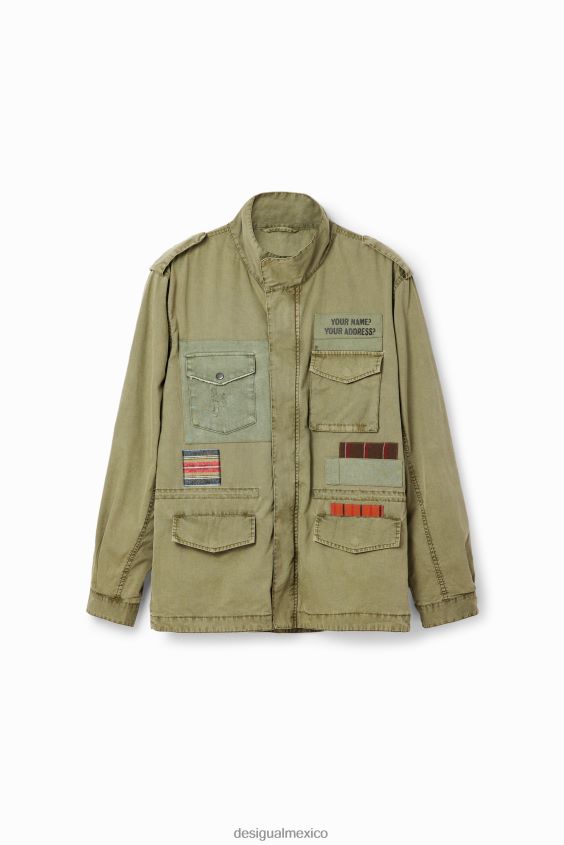 Desigual hombres parka con retazos VZ26R01540 ropa