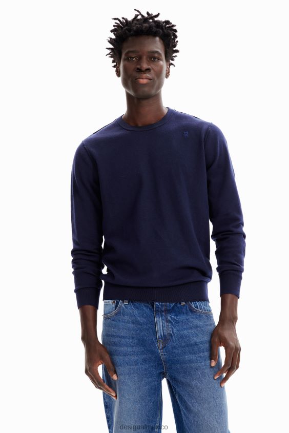 Desigual hombres jersey con costuras lisas VZ26R01608 ropa