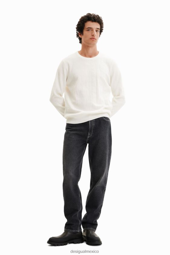 Desigual hombres jersey con motivo jacquard VZ26R01614 ropa