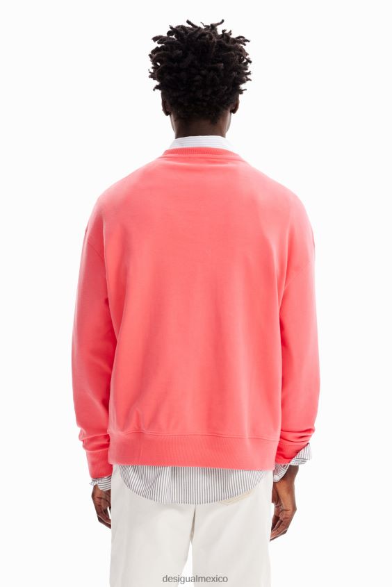 Desigual hombres sudadera con bordado de flamencos VZ26R01638 ropa