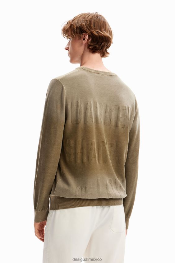 Desigual hombres sudadera con mensaje degradado VZ26R01663 ropa