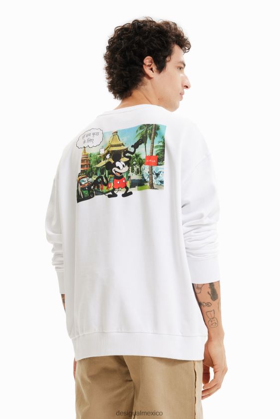 Desigual hombres sudadera mickey mouse disney VZ26R01568 ropa