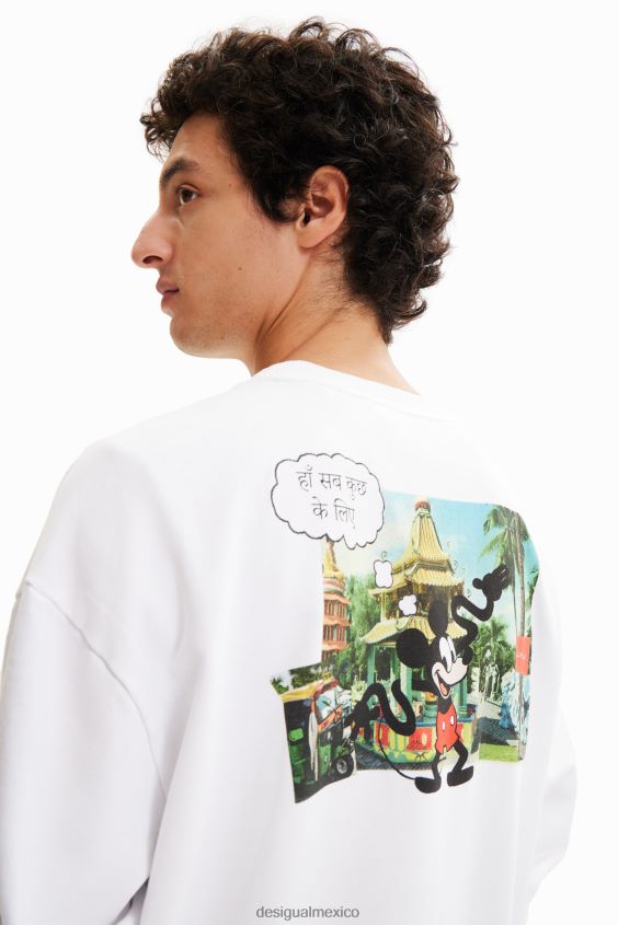 Desigual hombres sudadera mickey mouse disney VZ26R01568 ropa