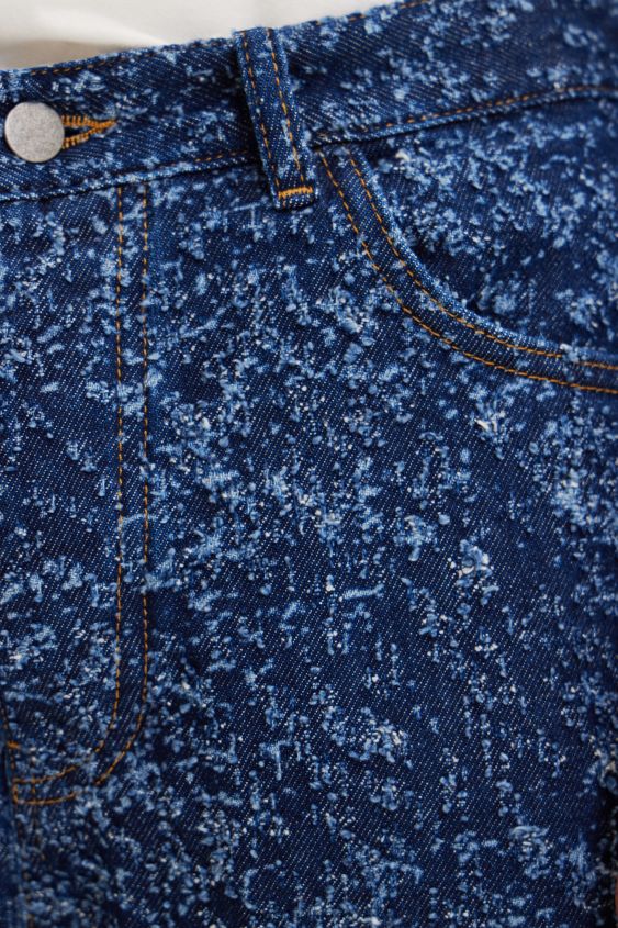 Desigual hombres jeans rectos con textura VZ26R01626 ropa