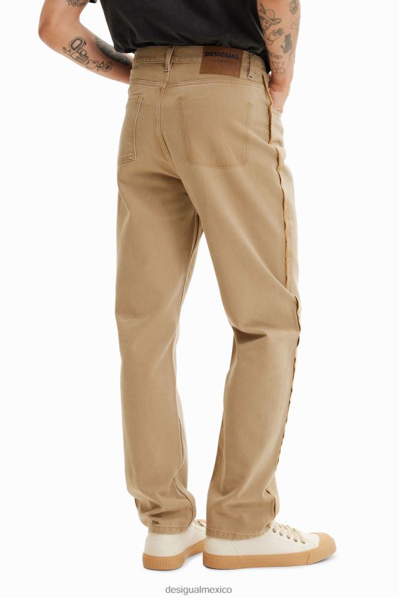 Desigual hombres jeans rectos lavados VZ26R01593 ropa