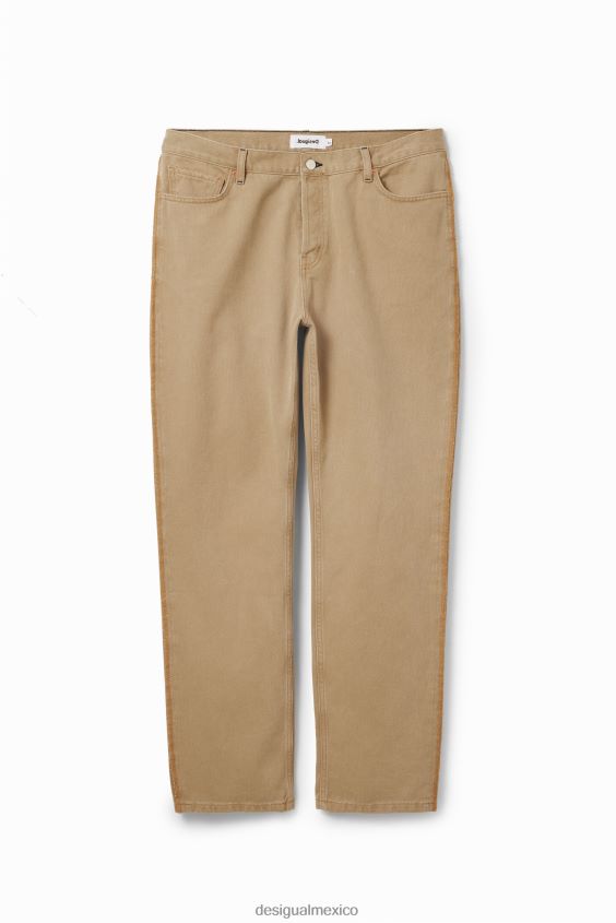 Desigual hombres jeans rectos lavados VZ26R01593 ropa