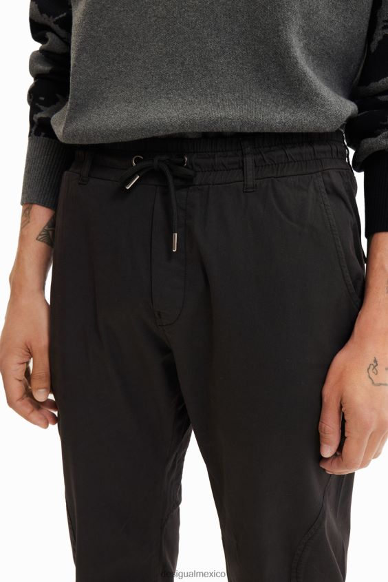 Desigual hombres joggers de sarga VZ26R01628 ropa