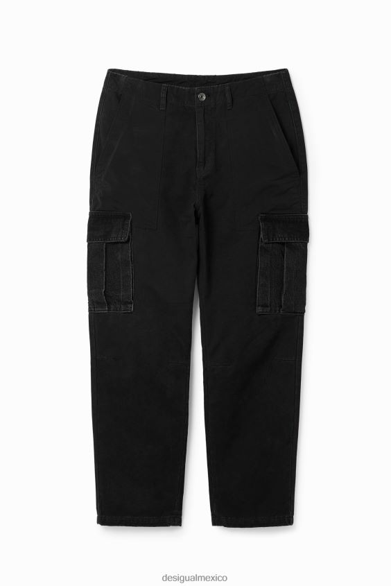Desigual hombres pantalones cargo con patchwork VZ26R01650 ropa