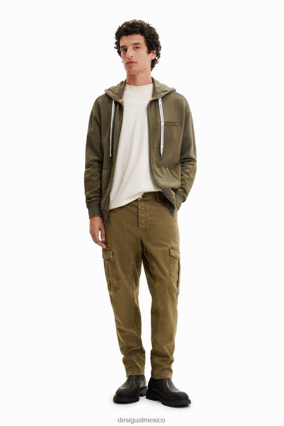 Desigual hombres pantalones cargo híbridos VZ26R01673 ropa