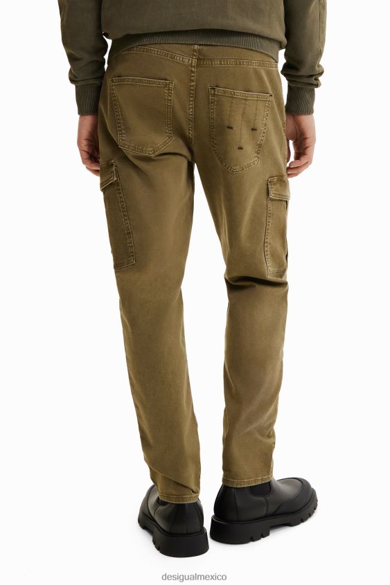 Desigual hombres pantalones cargo híbridos VZ26R01673 ropa