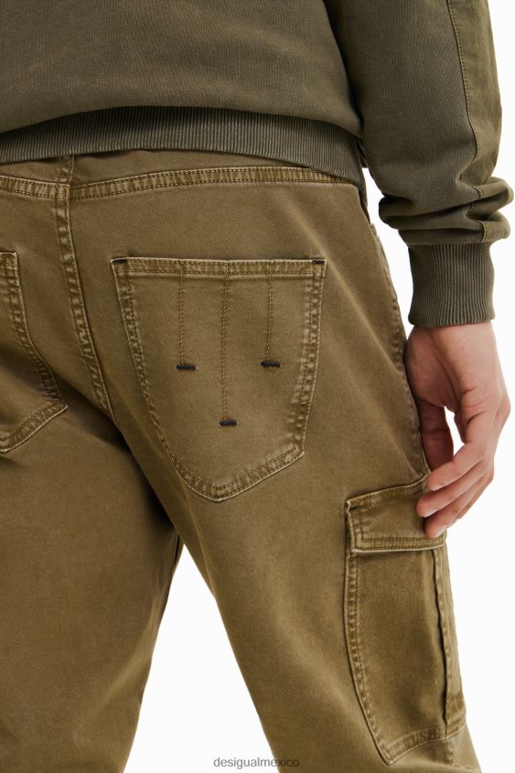 Desigual hombres pantalones cargo híbridos VZ26R01673 ropa