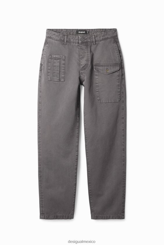 Desigual hombres pantalones cargo rectos VZ26R01599 ropa