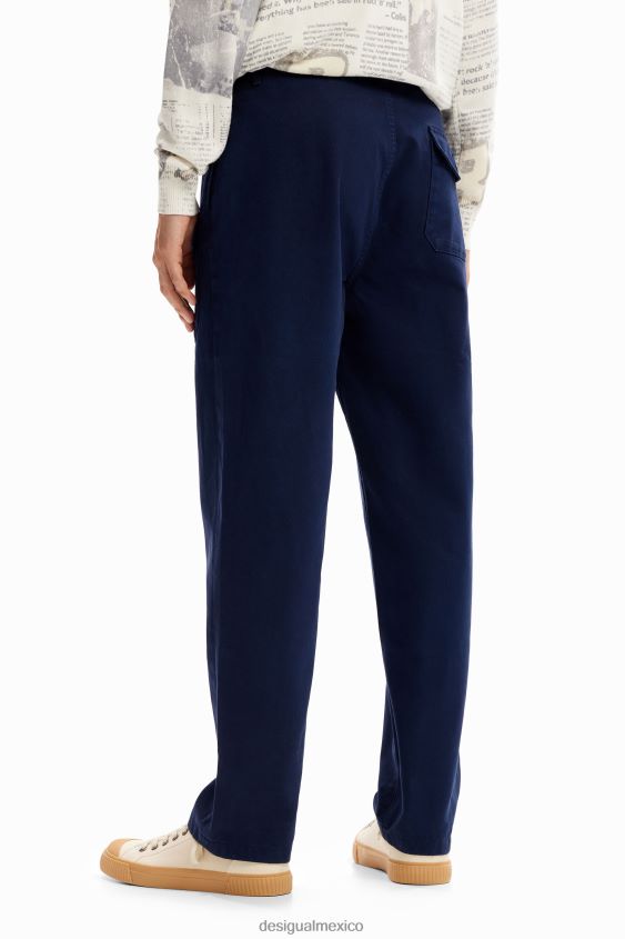 Desigual hombres pantalones cargo rectos VZ26R01600 ropa
